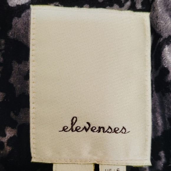 Elevenses by Anthropology Lumi Velvet Floral Blazer - Picture 4 of 7